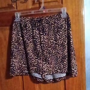 Chic Animal Print Shorts